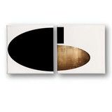 Dekorativna slika na platnu (2 komada) ASR_CNV2-10 50x50