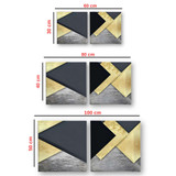 Dekorativna slika na platnu (2 komada) ASR_CNV2-11 50x50