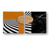 Dekorativna slika na platnu (2 komada) ASR_CNV2-17 50x50