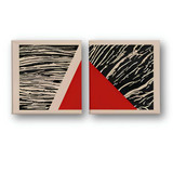 Dekorativna slika na platnu (2 komada) ASR_CNV2-18 50x50