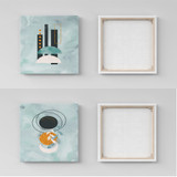 Dekorativna slika na platnu (2 komada) ASR_CNVS25 - 19 - 50 x 50