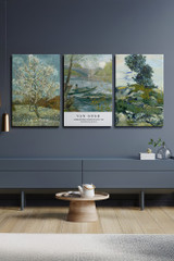 Dekorativna slika na platnu (3 komada) Ersycnvs14 - 40 x 60