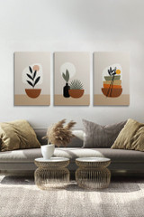 Dekorativna slika na platnu (3 komada) Ersycnvs15 - 40 x 60