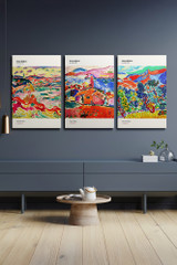 Dekorativna slika na platnu (3 komada) Ersycnvs12 - 50 x 70
