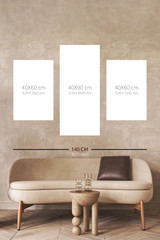 Dekorativna slika na platnu (3 komada) Ersycnvs3Asm3