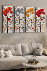 Dekorativna slika na platnu (4 komada) Ersycnvs4Asm2