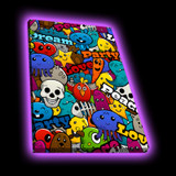 Dekorativna slika na platnu s LED osvjetljenjem 4570POPARTDACT-010