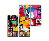 Dekorativna slika na platnu (3 komada) MXA01