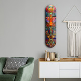 Dekorativno slikanje kaljenog stakla Boemski cvjetni san v2