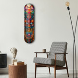 Dekorativno slikanje kaljenog stakla Boemski cvjetni san v4