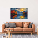 Dekorativna MDF slika (2 komada) MDF - 00121 - 40 x 60