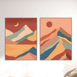 Dekorativna MDF slika (2 komada) MDF - 00122 - 40 x 60