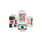 Dekorativna MDF slika (4 komada) MDF - 00133