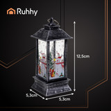 Srebrni LED božićni lampion Ruhhy 26755