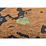 Karta svijeta - strugalica sa zastavicama + pribor 23442 Karta svijeta - strugalica sa zastavicama + pribor 23442