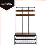RUHHY 27036 – samostojeći regal sa sjedalicom i vješalicama (182 cm) RUHHY 27036 – samostojeći regal sa sjedalicom i vješalicama (182 cm)