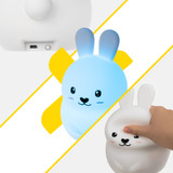 RGB noćna lampa s daljinskim upravljačem - zec Izoxis 26204