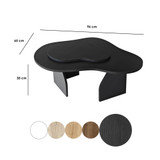 Stolić za kavu Otopljeno - crno