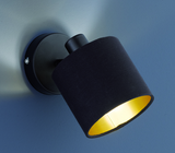 TOMMY/1 ZIDNA LAMPA BLACK/GOLD