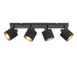 TOMMY/4 SPOT LAMPA CRNO