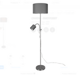 OWEN PODNA LAMPA SIVO