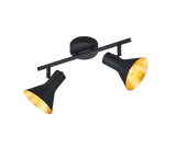 NINA SPOT/2 CRNO zlatna