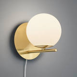 PURE ZIDNA LAMPA MAT MESING