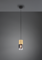 ROBIN VISILICA MAT MESING CRNO MAT,1XE27.