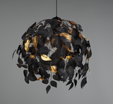 LEAVY VISILICA BLACK-MAT-GOLD 1XE-27