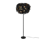 LEAVY PODNA LAMPA BLACK MAT-GOLD
