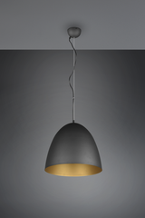 TILDA -VISILICA BLACK-GOLD,1XE27,D40CM