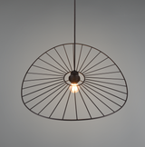 CHAPEAU LUSTER CRNO MAT,1XE27