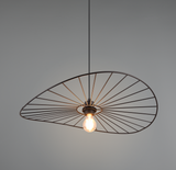 CHAPEAU LUSTER CRNO MAT,1XE27