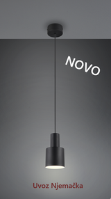 AGUDO-1 VISILICA 1XE27 BLACK MAT