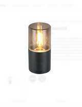 HOOSIC ZIDNA LAMPA BLACK,1XE27