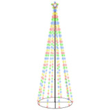 Stožasto božićno drvce šareno 310 LED žarulja 100 x 300 cm
