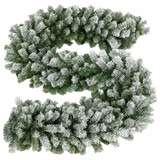 Snježna božićna girlanda 2,7 m HQ Ruhhy 26244