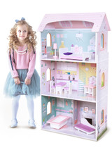 Drvena kućica za lutke Jagodowa Residence Ecotoys