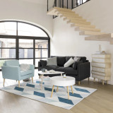 Okrugli stolić za kavu s prostorom za odlaganje, 60 cm