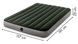 Napuhljivi zračni madrac za spavanje za bračni krevet 191x137 cm Intex 64108