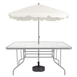 Stalak za vrtni suncobran s osnovnom težinom, punjen vodom, 22 l, MultiGarden