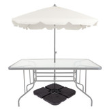 Težina baze kišobrana, punjena vodom, 60 kg, MultiGarden