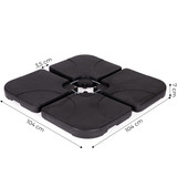 Težina baze kišobrana, punjena vodom, 60 kg, MultiGarden