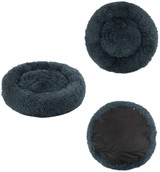 Univerzalni plišani krevet za pse i mačke, 60 cm - tamno siva