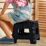 Sklopiva stolica, plastična stolica s 1 stepenicom, 22 cm