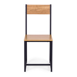 Set namještaja: stol + 2 stolice metal MDF ModernHome