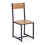 Set namještaja: stol + 2 stolice metal MDF ModernHome