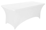 Univerzalna navlaka za stol za catering 180 cm 6FT bijela rastezljiva MultiGarden
