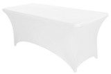 Univerzalna navlaka za stol za catering 180 cm 6FT bijela rastezljiva MultiGarden