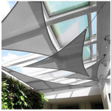 Vodootporno jedro za zaštitu od sunca 4x4x4m ModernHome - sivo